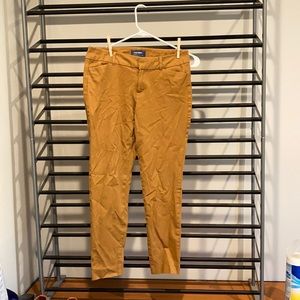 Old Navy Mustard Pixie Pants